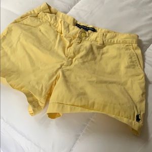 Ralph Lauren yellow shorts sz 8